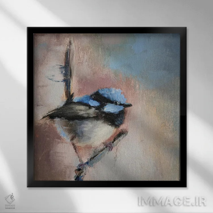 تابلو هدف اثر ایرینا خورت - نمای قابدار مشکی