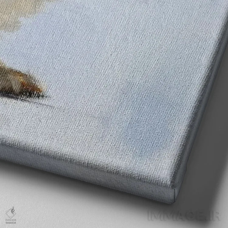 تابلو کودک اثر ایرینا خورت - نمای نزدیک بافت بوم