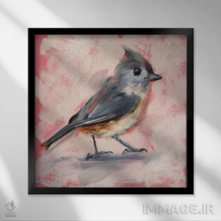 تابلو مهربان اثر ایرینا خورت - نمای قابدار مشکی