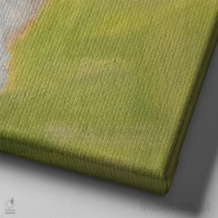 تابلو بینش اثر ایرینا خورت - نمای نزدیک بافت بوم