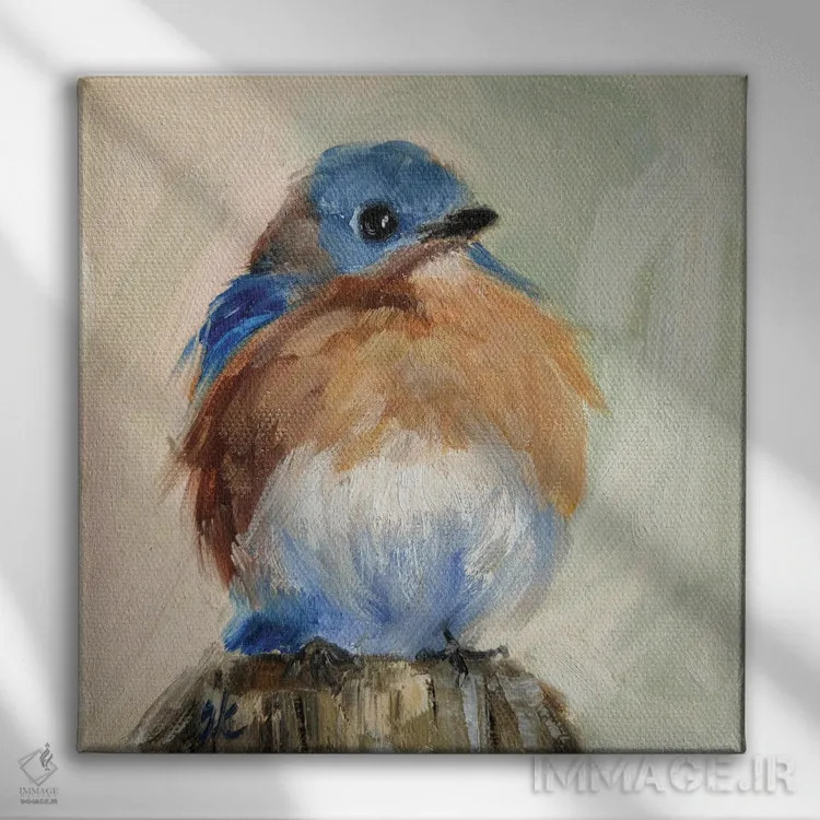 تابلو خودت باش اثر ایرینا خورت - نمای روبهرو روی دیوار