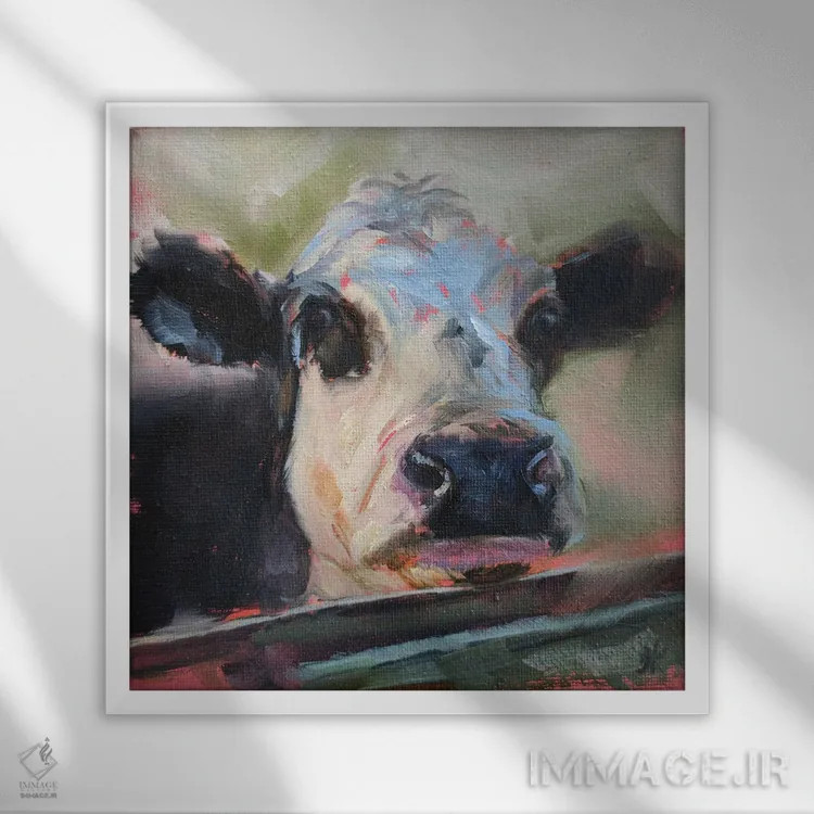 تابلو بریم سراغش اثر ایرینا خورت - نمای قابدار سفید