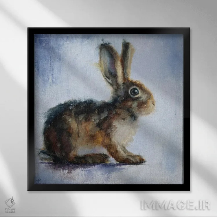 تابلو کودک اثر ایرینا خورت - نمای قابدار مشکی