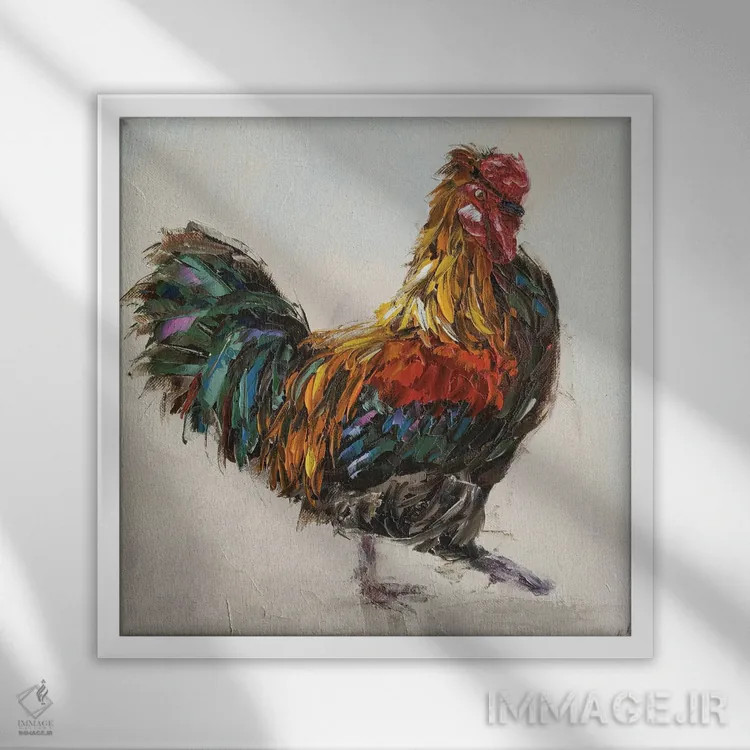 تابلو خوشقیافه اثر ایرینا خورت - نمای قابدار سفید