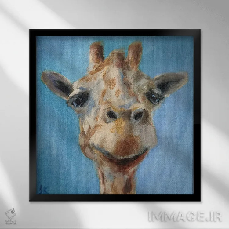 تابلو بیایید کمی خوش بگذرانیم اثر ایرینا خورت - نمای قابدار مشکی