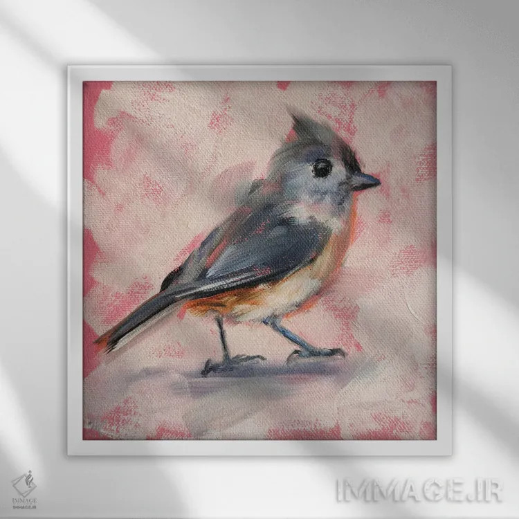 تابلو مهربان اثر ایرینا خورت - نمای قابدار سفید