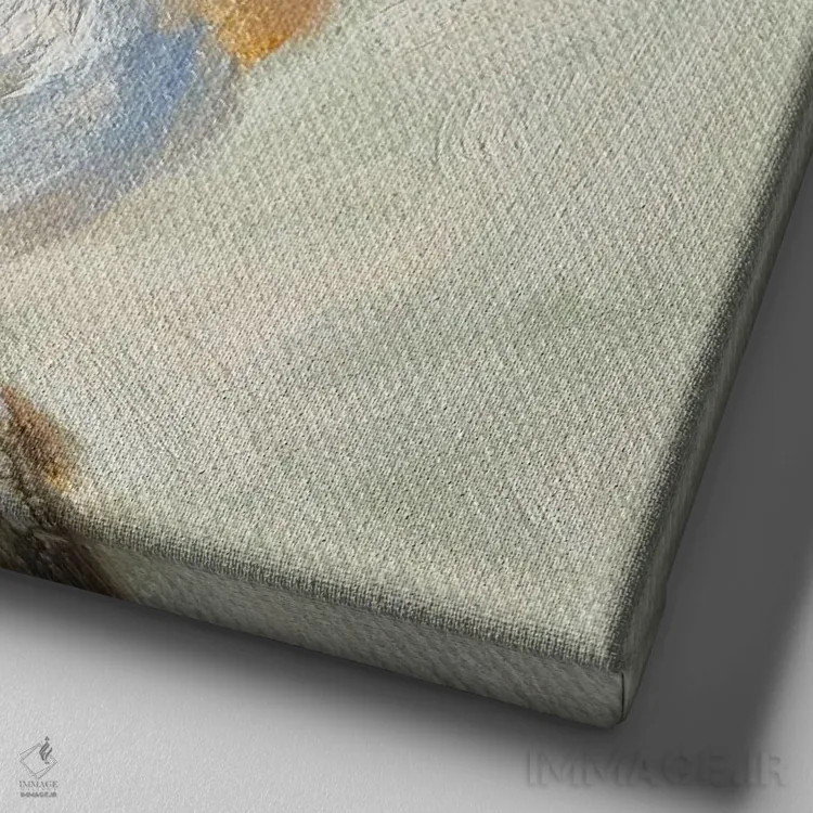 تابلو خودت باش اثر ایرینا خورت - نمای نزدیک بافت بوم