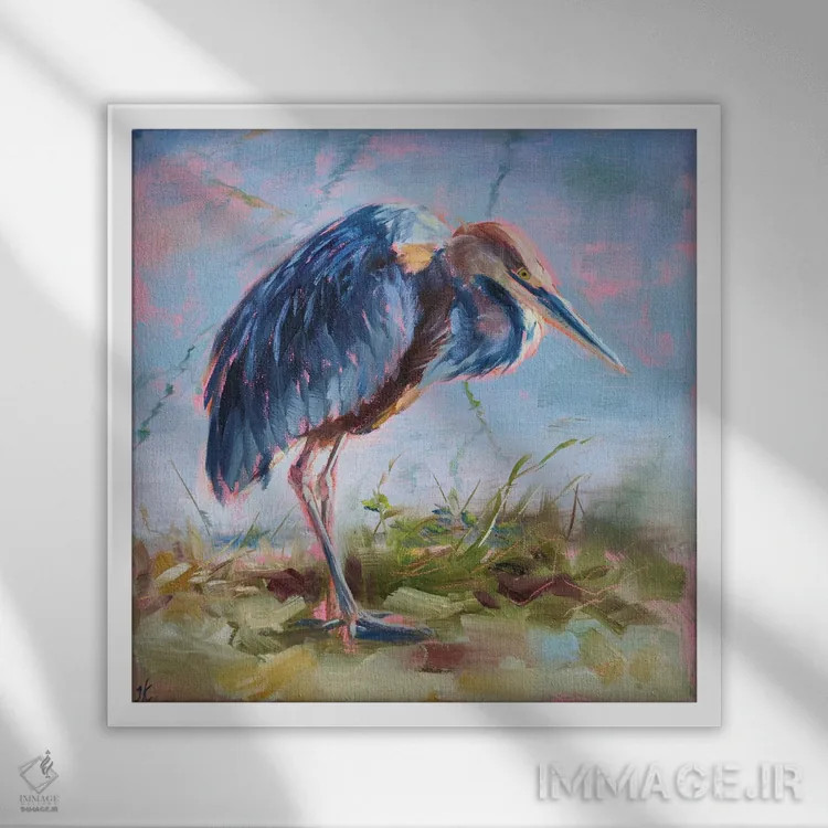 تابلو وقار اثر ایرینا خورت - نمای قابدار سفید