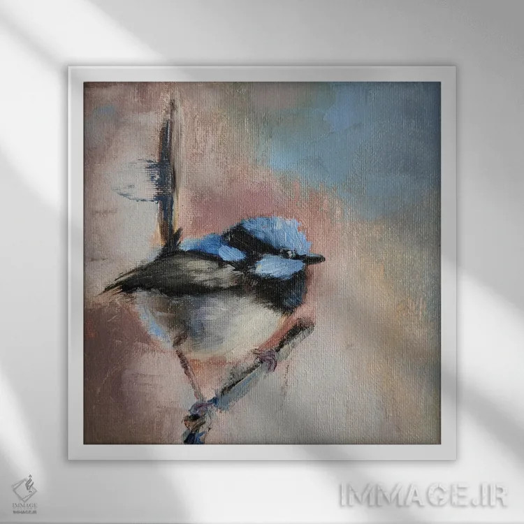 تابلو هدف اثر ایرینا خورت - نمای قابدار سفید