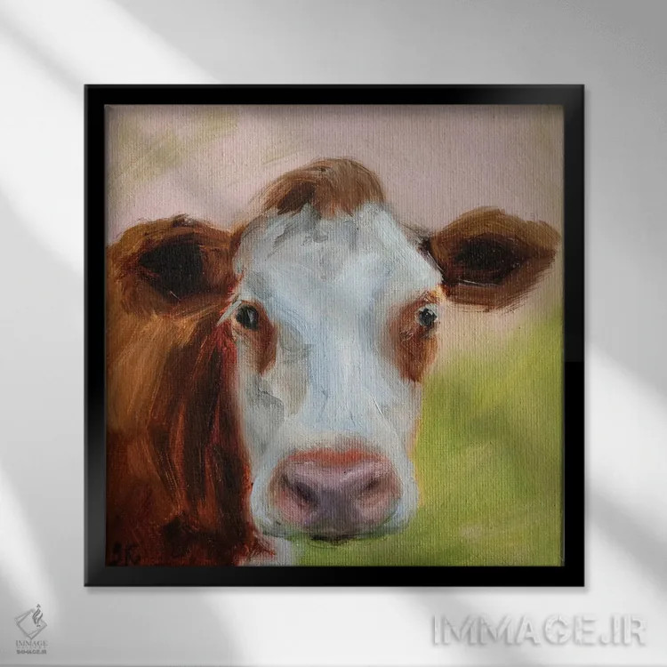 تابلو بینش اثر ایرینا خورت - نمای قابدار مشکی