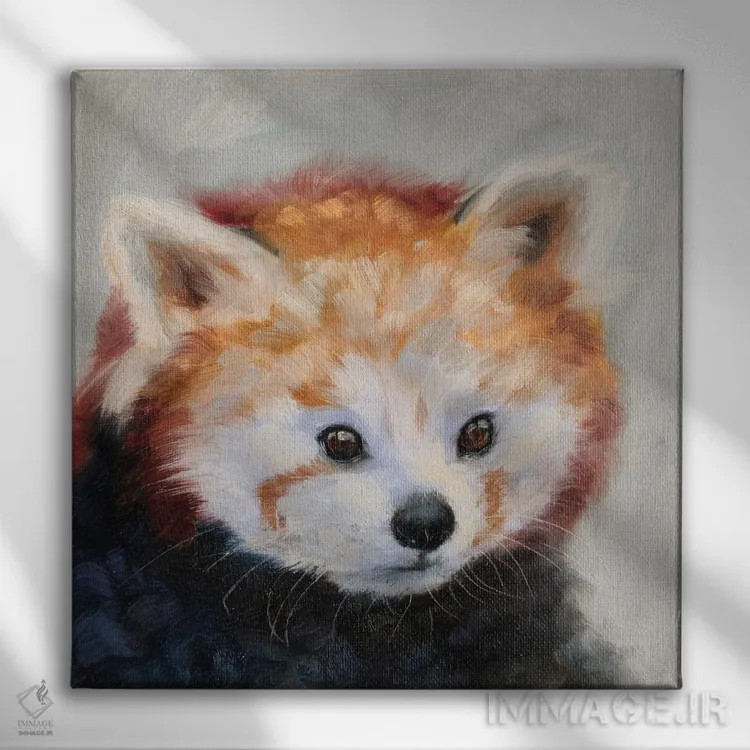 تابلو کنجکاوی ملایم اثر ایرینا خورت - نمای روبهرو روی دیوار