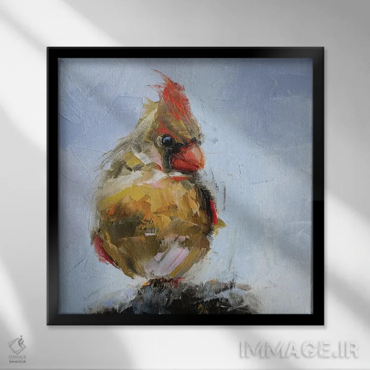 تابلو عشق و مراقبت II اثر ایرینا خورت - نمای قابدار مشکی