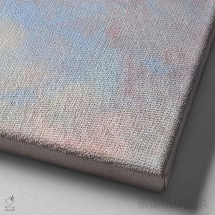 تابلو مدیریتشده اثر ایرینا خورت - نمای نزدیک بافت بوم