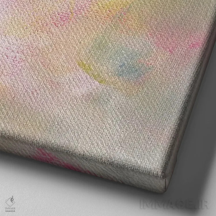 تابلو دلانگیز اثر ایرینا خورت - نمای نزدیک بافت بوم