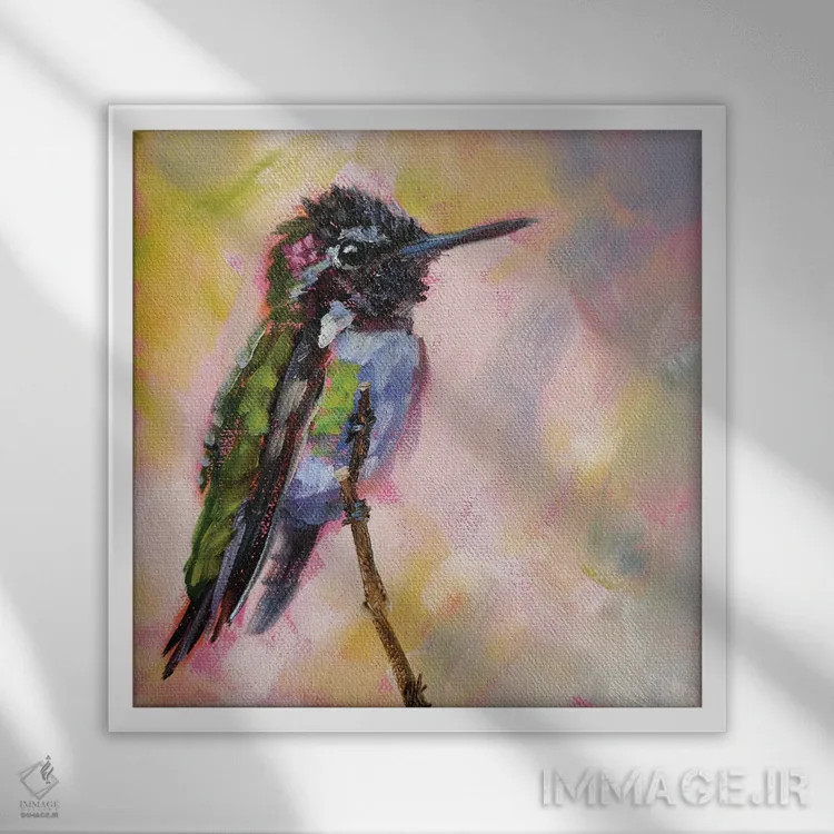 تابلو دلانگیز اثر ایرینا خورت - نمای قابدار سفید