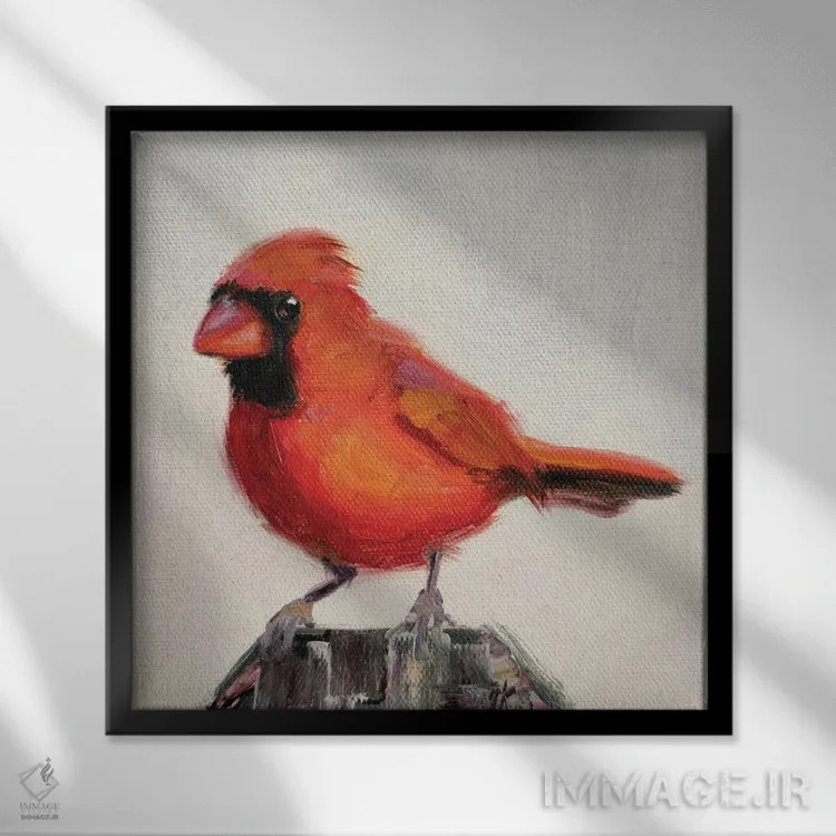 تابلو روز نو اثر ایرینا خورت - نمای قابدار مشکی