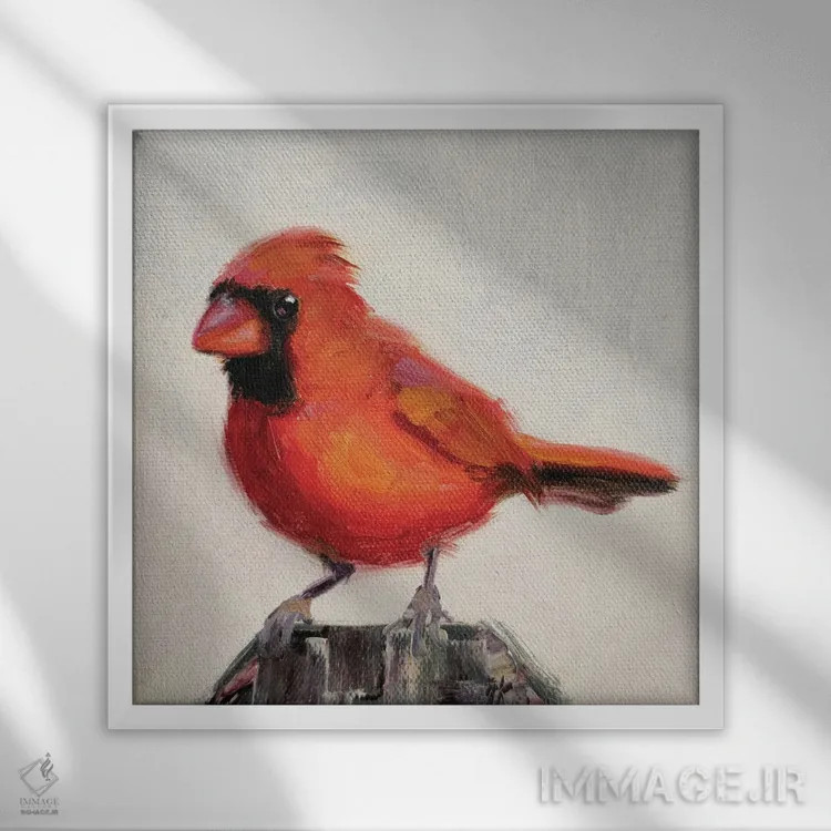 تابلو روز نو اثر ایرینا خورت - نمای قابدار سفید