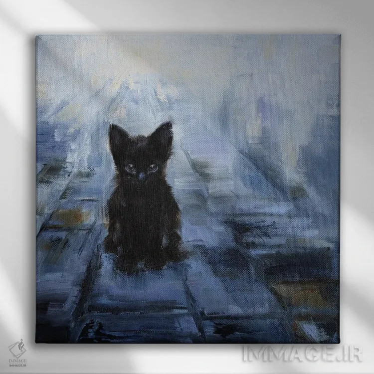 تابلو من را نجات بده اثر ایرینا خورت - نمای روبهرو روی دیوار