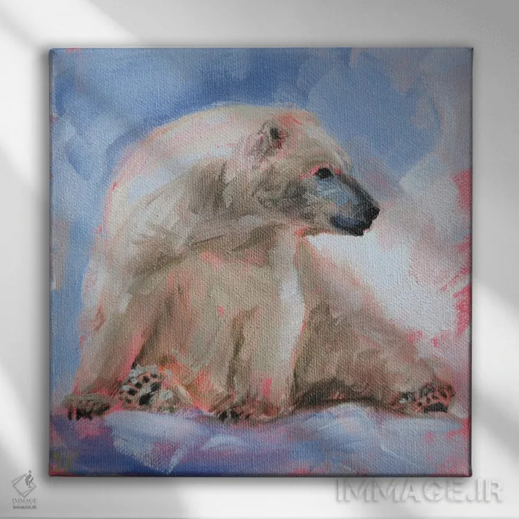 تابلو آرامش داشتن اثر ایرینا خورت - نمای روبهرو روی دیوار