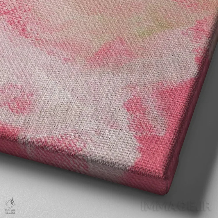 تابلو بازیگوش اثر ایرینا خورت - نمای نزدیک بافت بوم