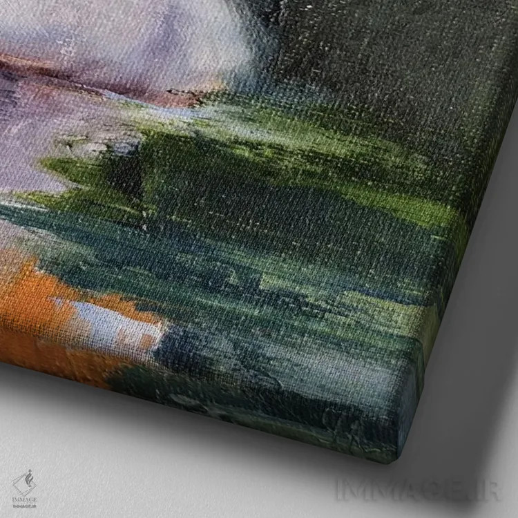 تابلو احترام اثر ایرینا خورت - نمای نزدیک بافت بوم