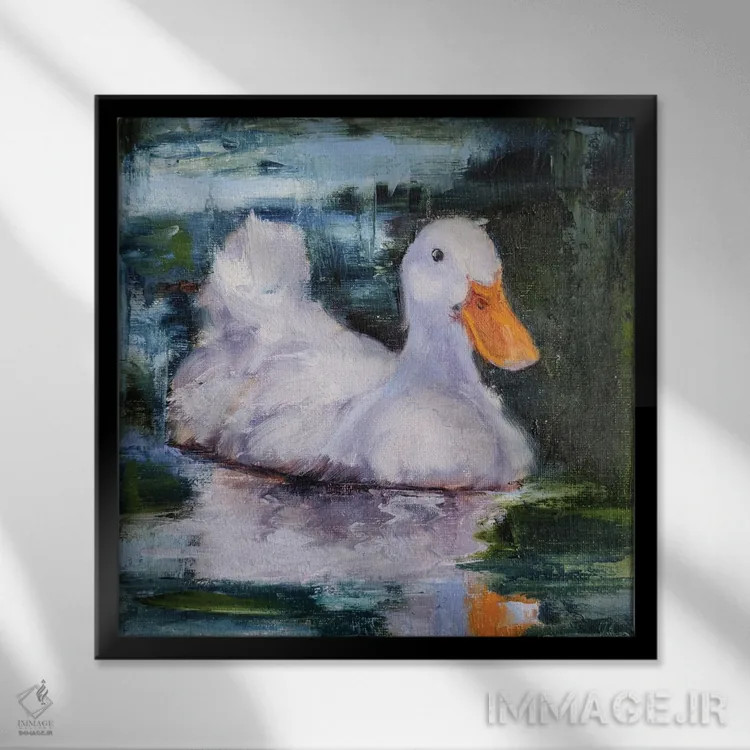 تابلو احترام اثر ایرینا خورت - نمای قابدار مشکی