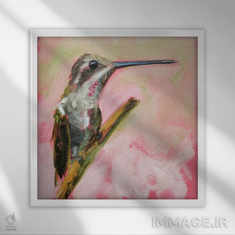 تابلو بازیگوش اثر ایرینا خورت - نمای قابدار سفید