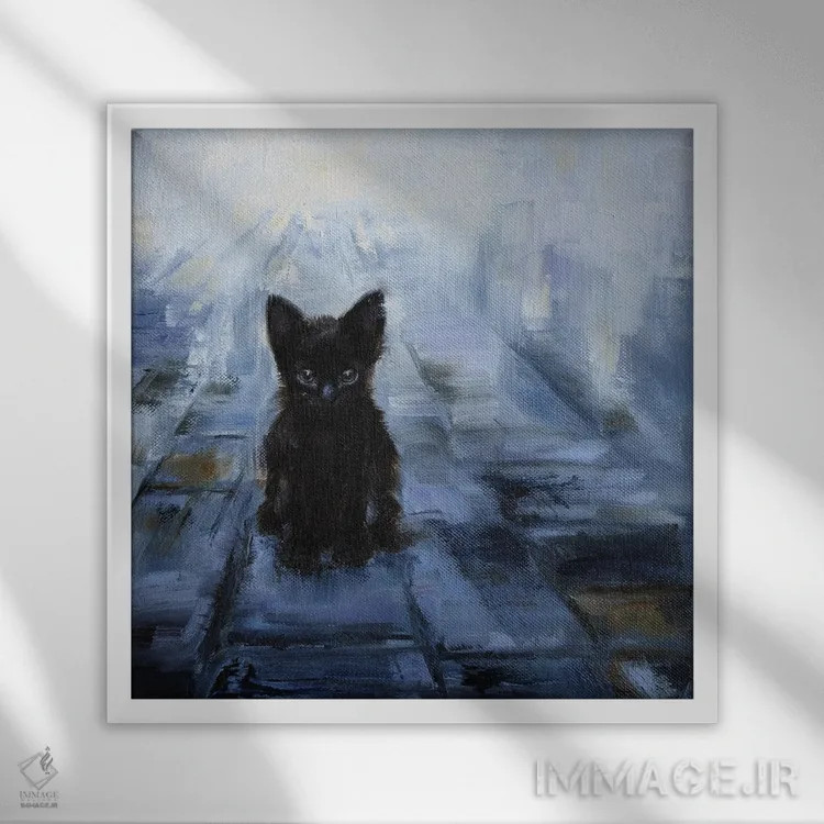 تابلو من را نجات بده اثر ایرینا خورت - نمای قابدار سفید