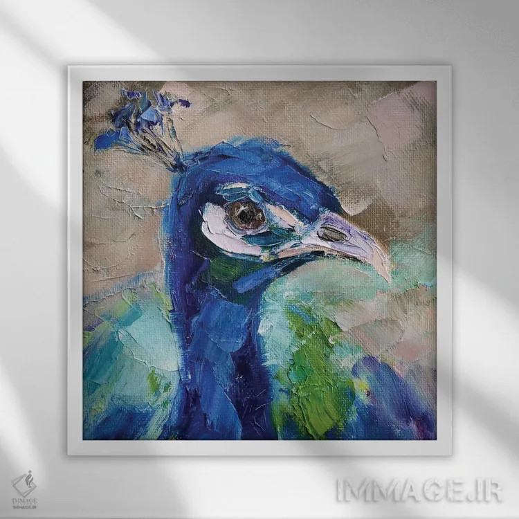 تابلو یک شانس اثر ایرینا خورت - نمای قابدار سفید