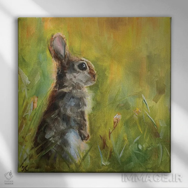 تابلو پایان، آغاز است اثر ایرینا خورت - نمای روبهرو روی دیوار