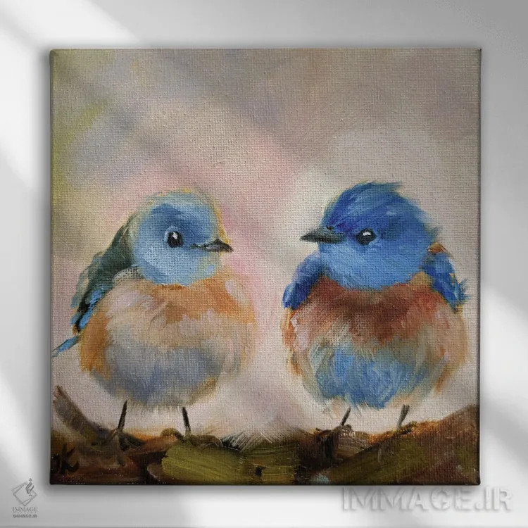 تابلو با هم اثر ایرینا خورت - نمای روبهرو روی دیوار