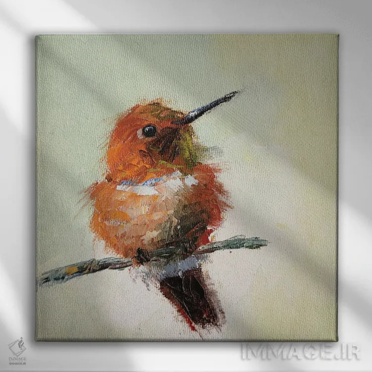 تابلو کوچک اثر ایرینا خورت - نمای روبهرو روی دیوار