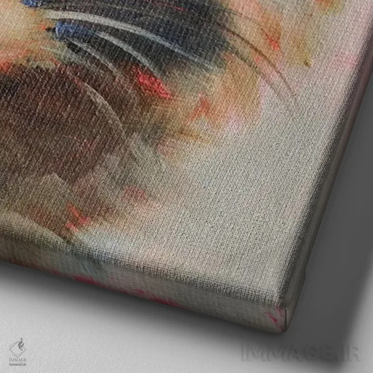 تابلو احساسی اثر ایرینا خورت - نمای نزدیک بافت بوم