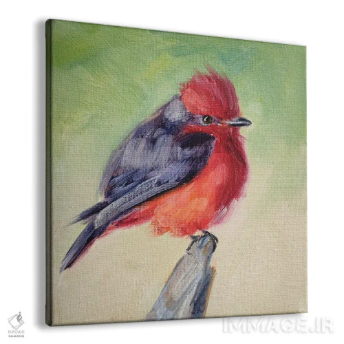 تابلو قرمز لاکی اثر ایرینا خورت - نمای پرسپکتیو محصول