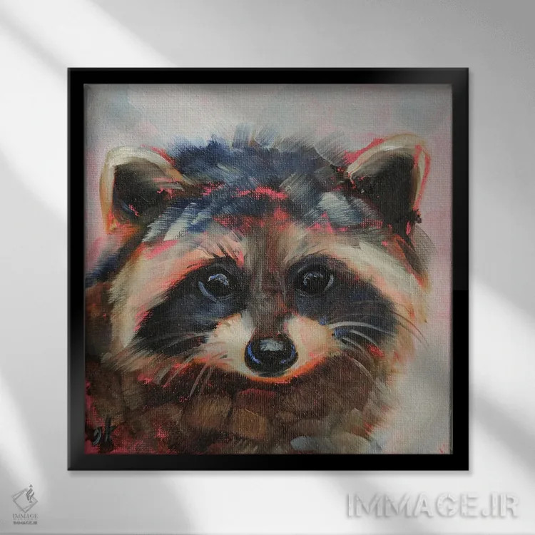 تابلو احساسی اثر ایرینا خورت - نمای قابدار مشکی