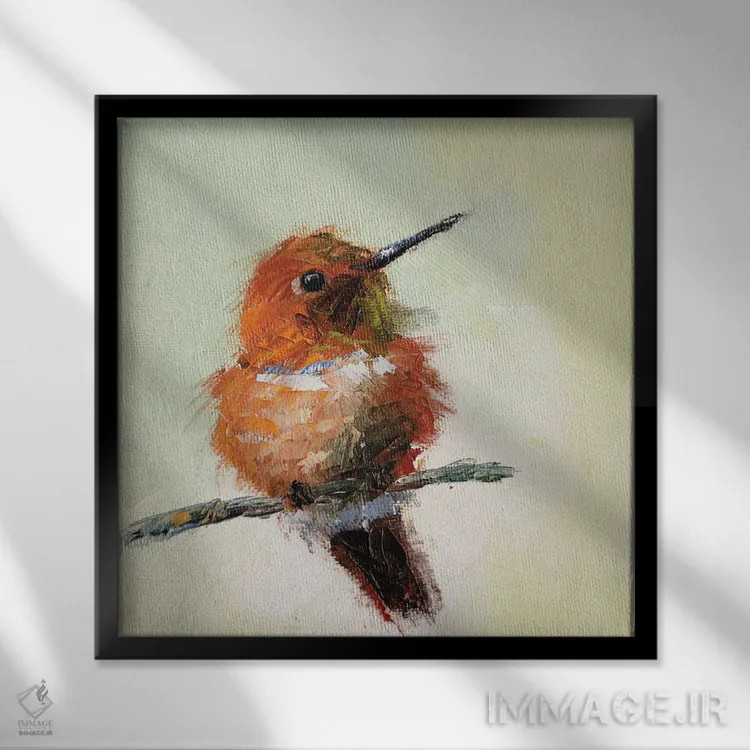 تابلو کوچک اثر ایرینا خورت - نمای قابدار مشکی