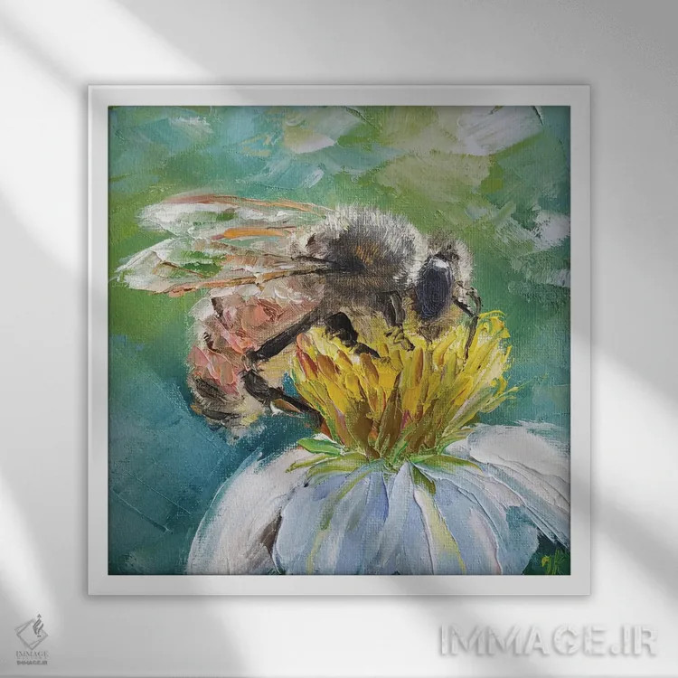 تابلو خوشمزه اثر ایرینا خورت - نمای قابدار سفید