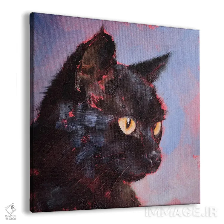 تابلو نگاه کنجکاو اثر ایرینا خورت - نمای پرسپکتیو محصول