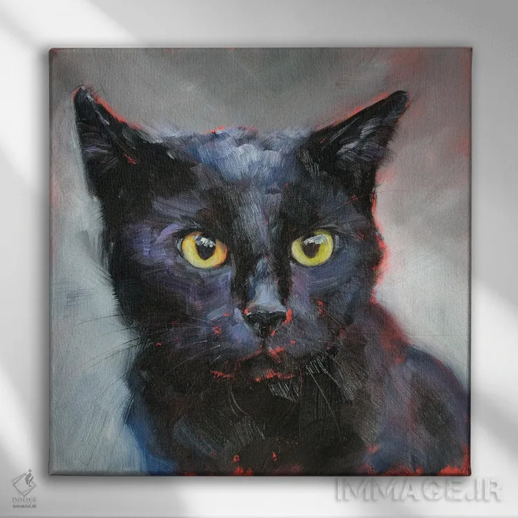 تابلو نگاه شکارچی اثر ایرینا خورت - نمای روبهرو روی دیوار