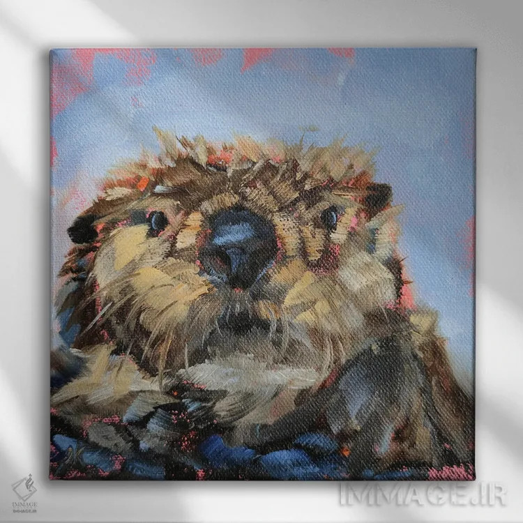 تابلو مشغول اثر ایرینا خورت - نمای روبهرو روی دیوار