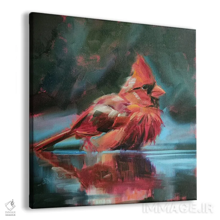 تابلو آرامش ارغوانی اثر ایرینا خورت - نمای پرسپکتیو محصول