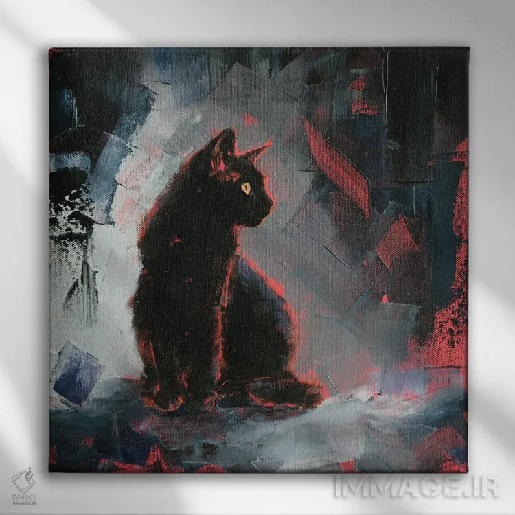 تابلو معما اثر ایرینا خورت - نمای روبهرو روی دیوار