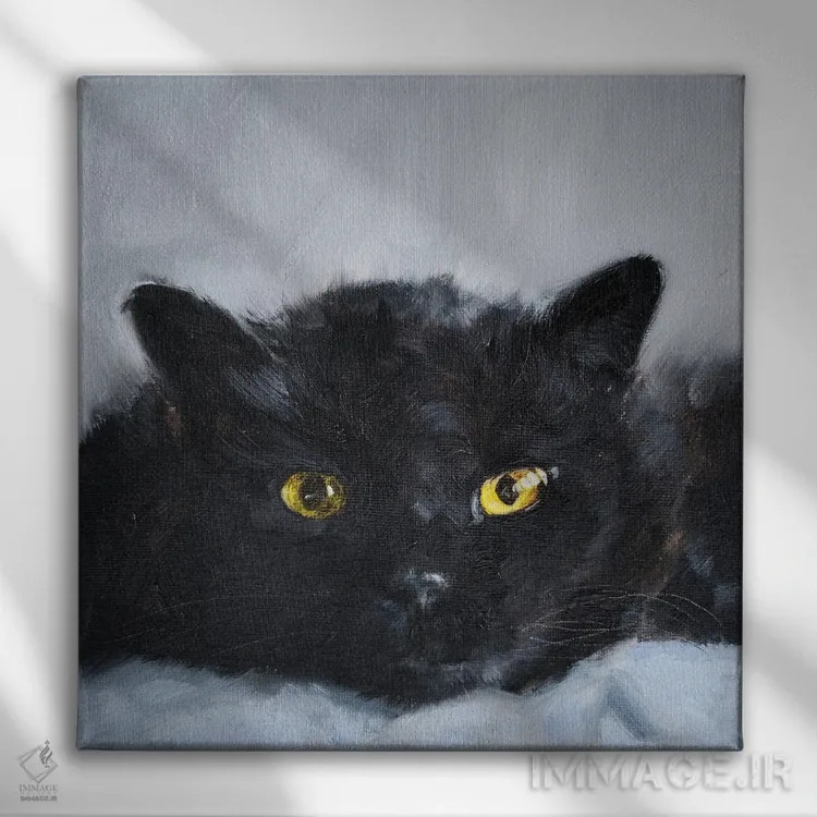 تابلو ساده اثر ایرینا خورت - نمای روبهرو روی دیوار