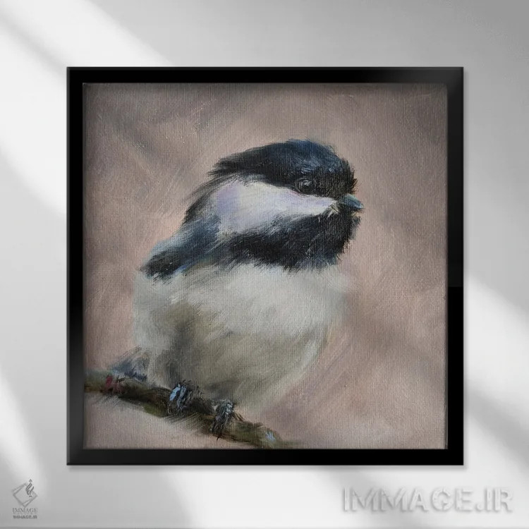 تابلو با من اثر ایرینا خورت - نمای قابدار مشکی