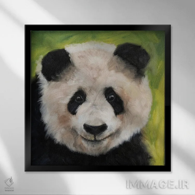 تابلو مهربان اثر ایرینا خورت - نمای قابدار مشکی