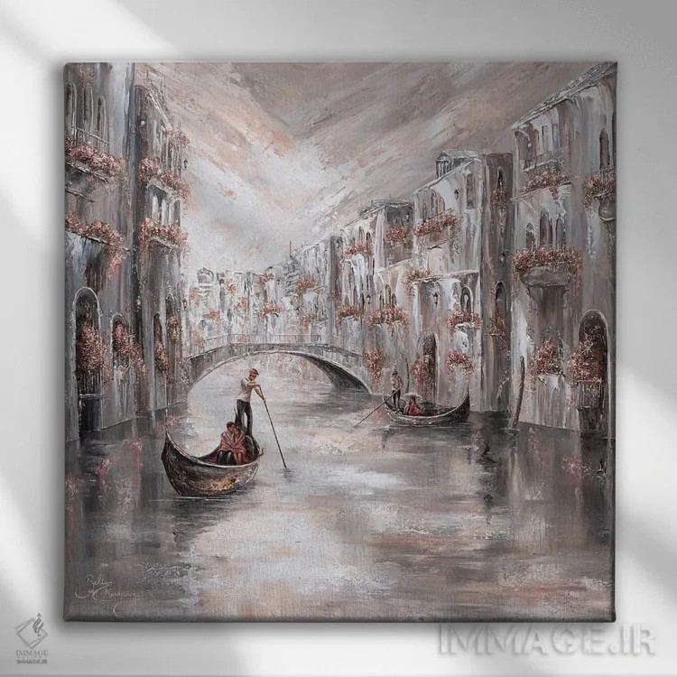 تابلو Venice Charm,ستایششده، جذابیت ونیز اثر ایزابیلا کارولِویچ - نمای روبهرو روی دیوار