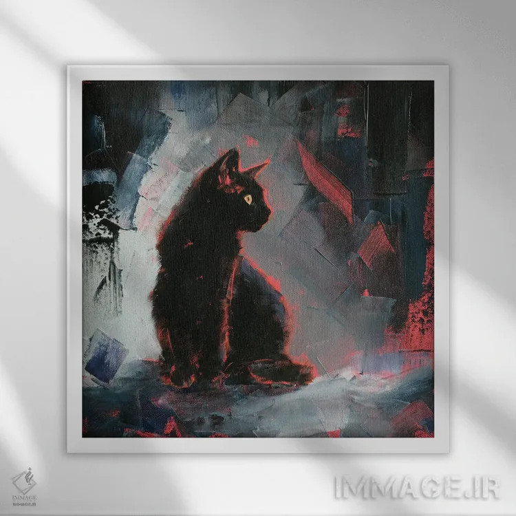 تابلو معما اثر ایرینا خورت - نمای قابدار سفید