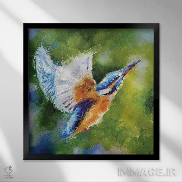 تابلو تبدیل خیال به واقعیت اثر ایرینا خورت - نمای قابدار مشکی