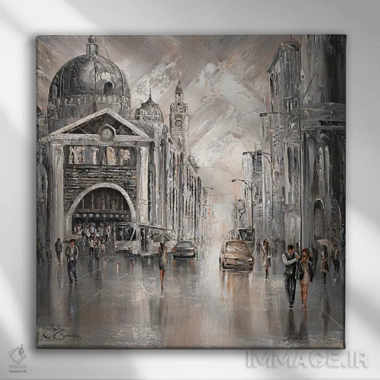 تابلو گرما ببخش به من ۲ اثر ایزابیلا کارولِویچ - نمای روبهرو روی دیوار