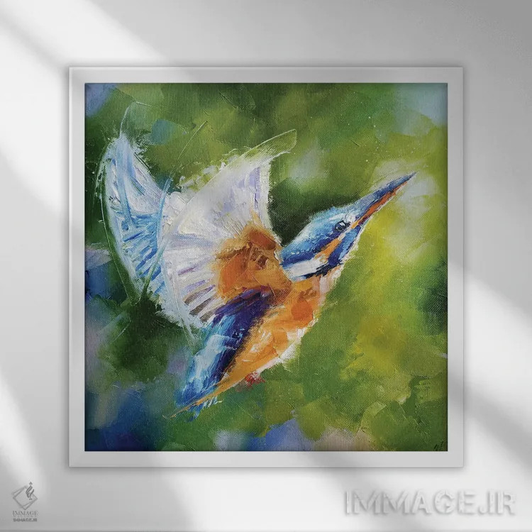 تابلو تبدیل خیال به واقعیت اثر ایرینا خورت - نمای قابدار سفید